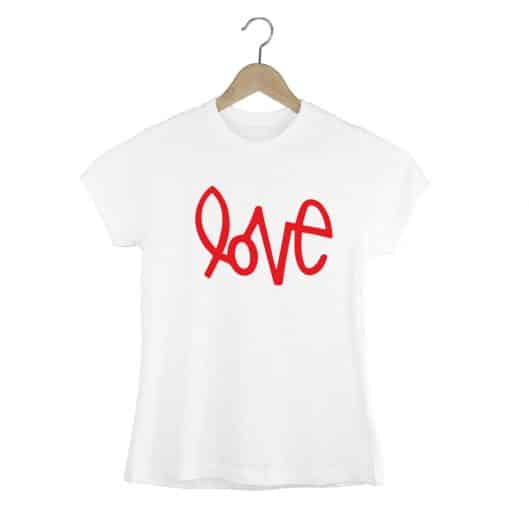 Camiseta Entallada Love